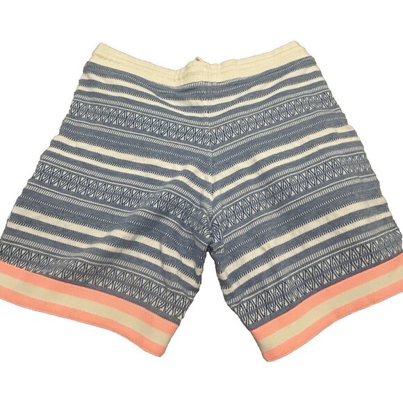 Chubbies Lounge Wear 100% Cotton Blue & White Soft Shorts Size Large 7" Inseam - Picture 9 of 10